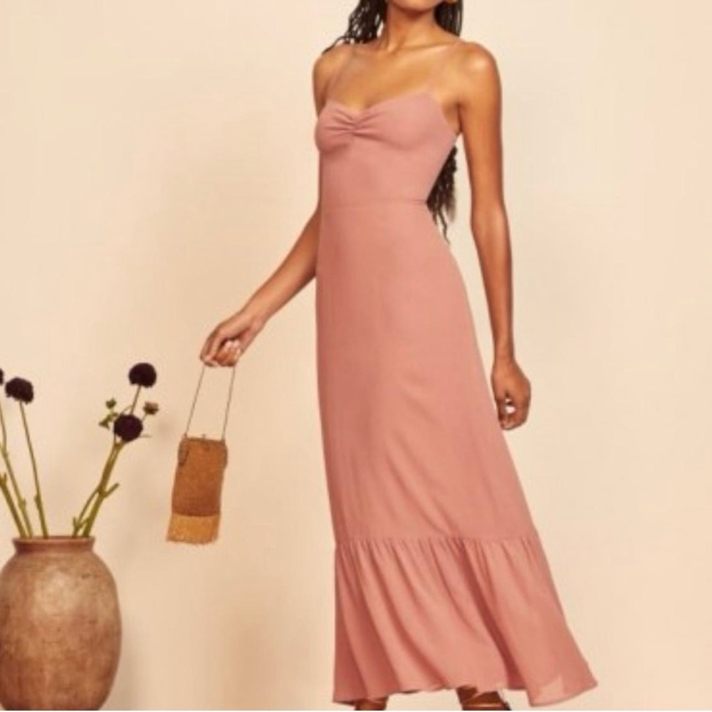 Reformation Emerson Dress Size 6 Praline
